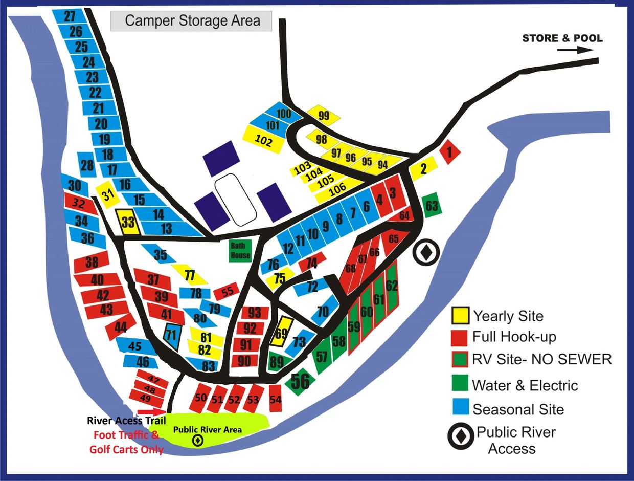 CAMPGROUND MAP / RATES